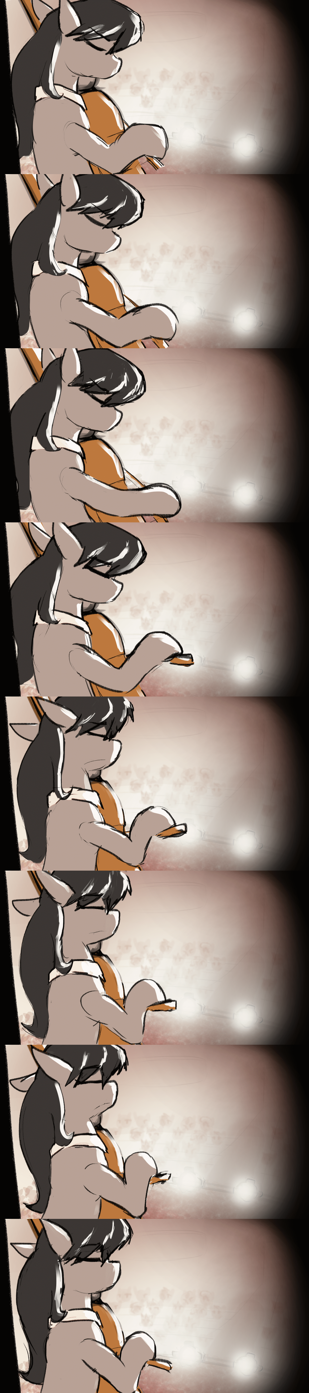 Octavia Melody playing the cello